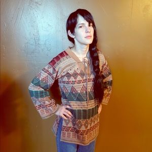 Vintage Geometric Sweater